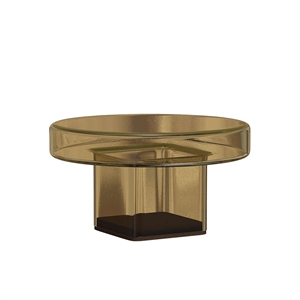 NORR11 Naked Coffee Table H30 Amber/Glass
