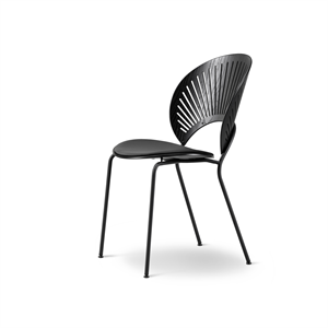 Fredericia Furniture Trinidad Dining Chair Upholstered w. Leather 301/Black Ash Wood