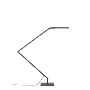 Nemo Untitled Linear Table Lamp with Base Titanium Grey 2700K