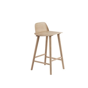 Muuto Nerd Barstol Oak H65