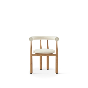 New Works Bukowski Dining Chair Oak/Barnum Lana