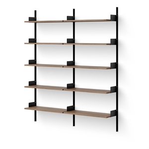 New Works Library Bookcase 1900 Walnut/ Black