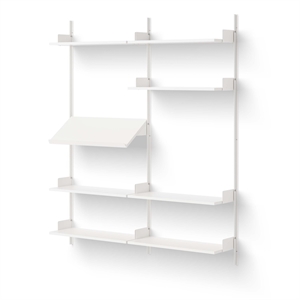 New Works Living Bookcase 1900 White