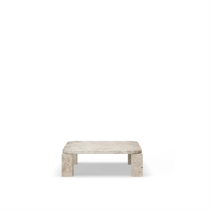 New Works Atlas Coffee Table 820x820 Unfilled Travertine