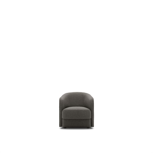 New Works Covent Armchair Narrow Nevotex Barnum Dark Taupe