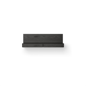 New Works Tana Wall-mounted Media Module Black Stained Oak
