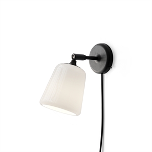 NEW WORKS Material Wall Lamp White Opal Glass