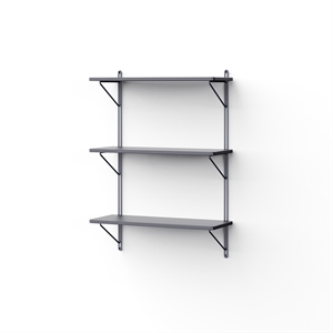 NINE Inline Wall Shelf 60x25x90 Dark Grey