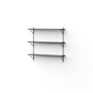 NINE Inline Wall Shelf 60x15x60 Dark Grey