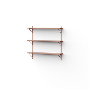 NINE Inline Wall Shelf 60x15x60 Red