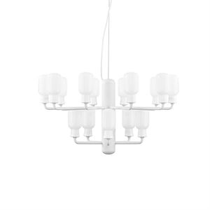 Normann Copenhagen Amp Chandelier White & White Normann Copenhagen Amp Chandelier White & White