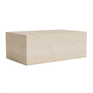 NORR11 Cubism Coffee Table Large Travertine