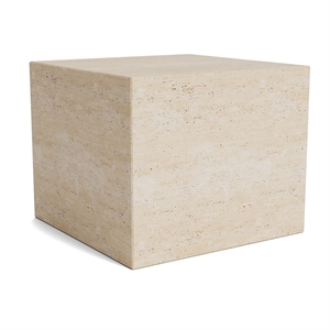 NORR11 Cubism Coffee Table Small Travertine