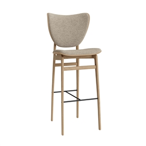 NORR11 Elephant Bar Stool H75 cm Oak/Barnum Col 3