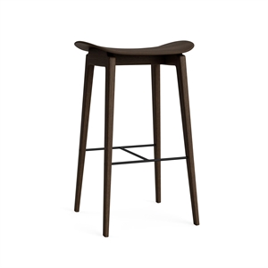 NORR11 NY11 Bar Stool H65 cm Dark Smoked Oak