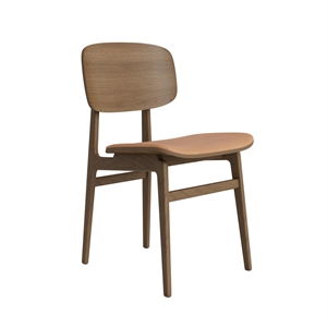 NORR11 NY11 Dining Chair Light Smoked Oak/Camel 21004