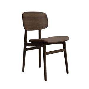 NORR11 NY11 Dining Chair Dark Smoked Oak/Dark Brown 21001
