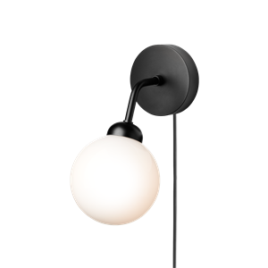 Nuura Apiales Wall Lamp Satin Black with Cord