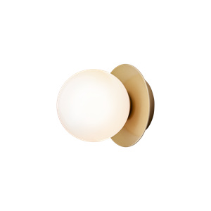 Nuura Liila 1 Wall/ Ceiling Light Small Gold/Opal