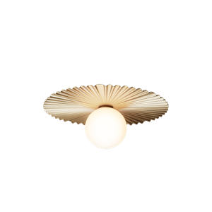 Nuura Liila Muuse Wall/ Ceiling light Medium Nordic Gold/Opal