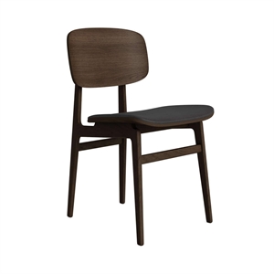 NORR11 NY11 Dining Chair Dark Smoked Oak/Pitch Black 20296