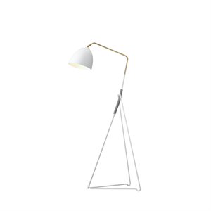 Örsjö Lean Floor Lamp Brass/ White
