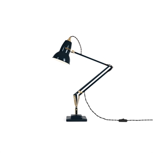 Anglepoise Original 1227 Table Lamp Brass/ Ink Blue