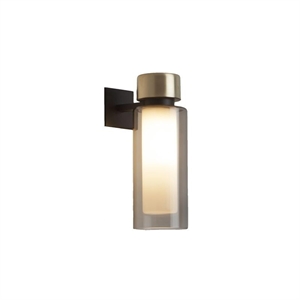 TOOY Osman 560.41 Wall Lamp Matt Black/ Brushed Brass with Clear Glass