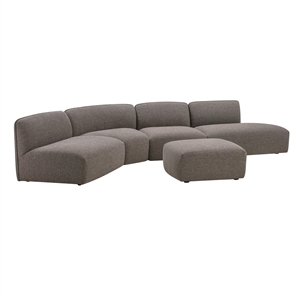 Wendelbo Panorama Modular Sofa 06, 13, 03, 07 Bosa 08/ Black Stained Wood