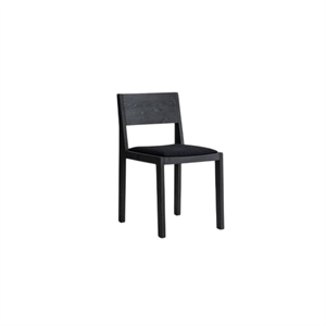 Vaarnii 016 Maasto Dining Chair Upholstered Black Black /Square 0194
