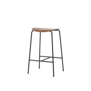 &Tradition Pavilion AV37 Counter Bar Stool Lacquered Walnut