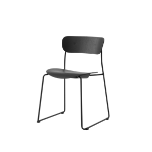 &Tradition Pavilion AV51 Dining Chair Black/ Black Lacquered Oak