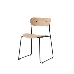 &Tradition Pavilion AV51 Dining Chair Black/ Lacquered Oak