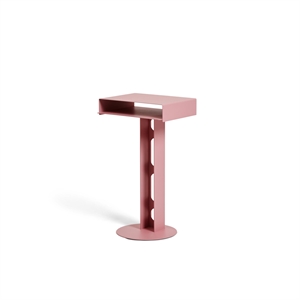 Pedestal Sidekick Side Table Bubble Gum