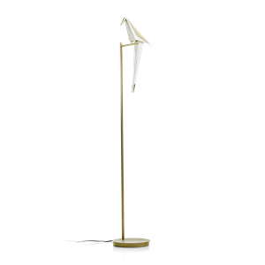Moooi Perch Light Floor Lamp Brass/ White