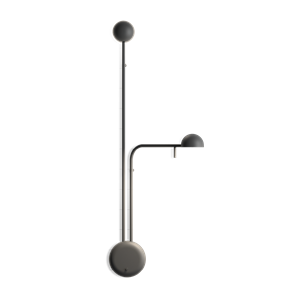 Vibia Pin Wall Lamp 1686 On/Off Black