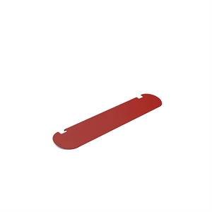 Pedestal Pipe TV Shelf Burnin' Red