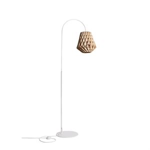 Pilke Signature 28 Floor Lamp White/ Birch