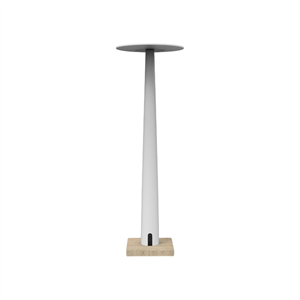 Nemo Portofino Table Lamp Matt White/ Carrara Marble