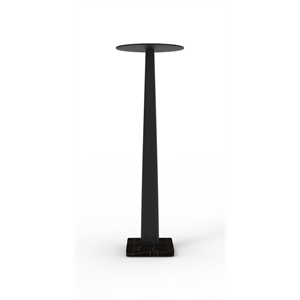 Nemo Portofino Table Lamp Matt Black/ Black Marquinia Marble