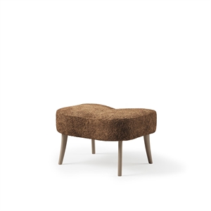 Warm Nordic Pragh Pouf Sheepskin Drake/Whiteoiled Oak