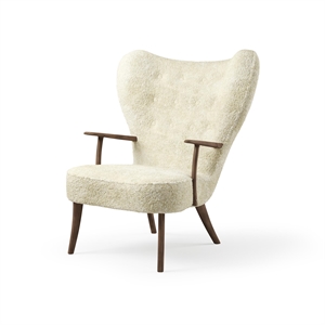 Warm Nordic Pragh Armchair Sheepskin Off White/Smoked Oiled Oak