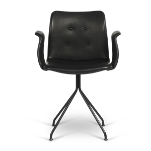 Bent Hansen Primum Dining Chair w. Armrests Black/ Black