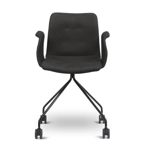 Bent Hansen Primum Office Chair M. Armrests And Wheels Black/Black