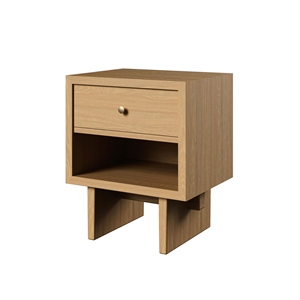 GUBI Private Side Table Light Stained Oak