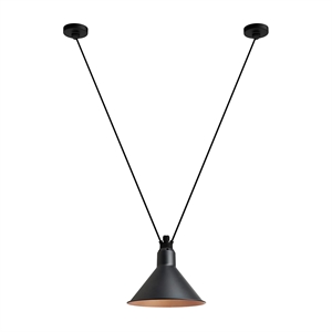 Lampe Gras N323 L Conic Pendant Black/ Copper