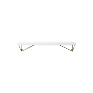 Maze Pythagoras XS Shelf White/ Brass