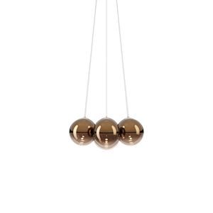 Lodes Random Cloud 7 Chandelier Ø23 2700K Glossy Bronze/ Glass