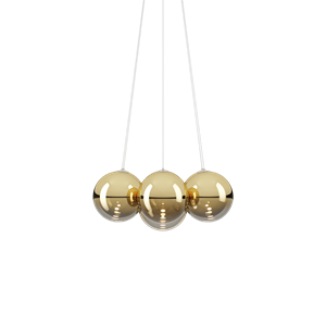 Lodes Random Cloud 7 Chandelier Ø28 3000K Gold/ Brass