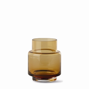 Ro Collection Hurricane No. 53 Vase/Candlestick Amber